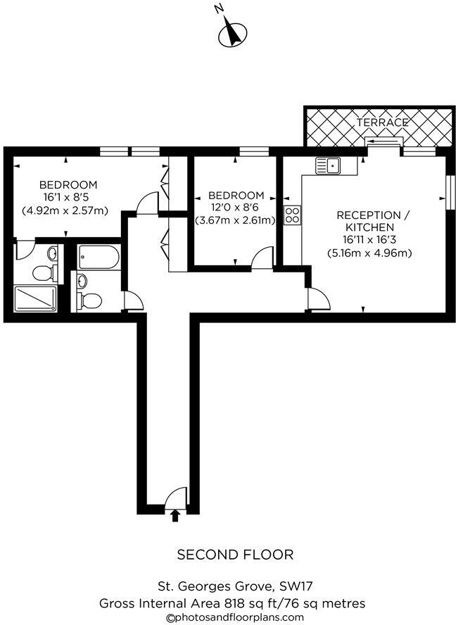 St. Georges Grove, London floorplan