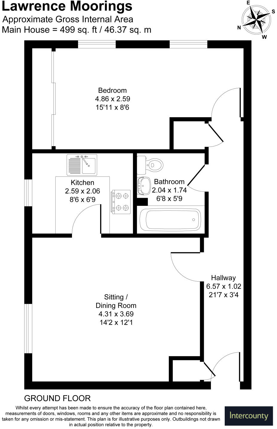 Lawrence Moorings, Sheering Mill Lane, Sawbridgeworth, Essex, CM21 floorplan