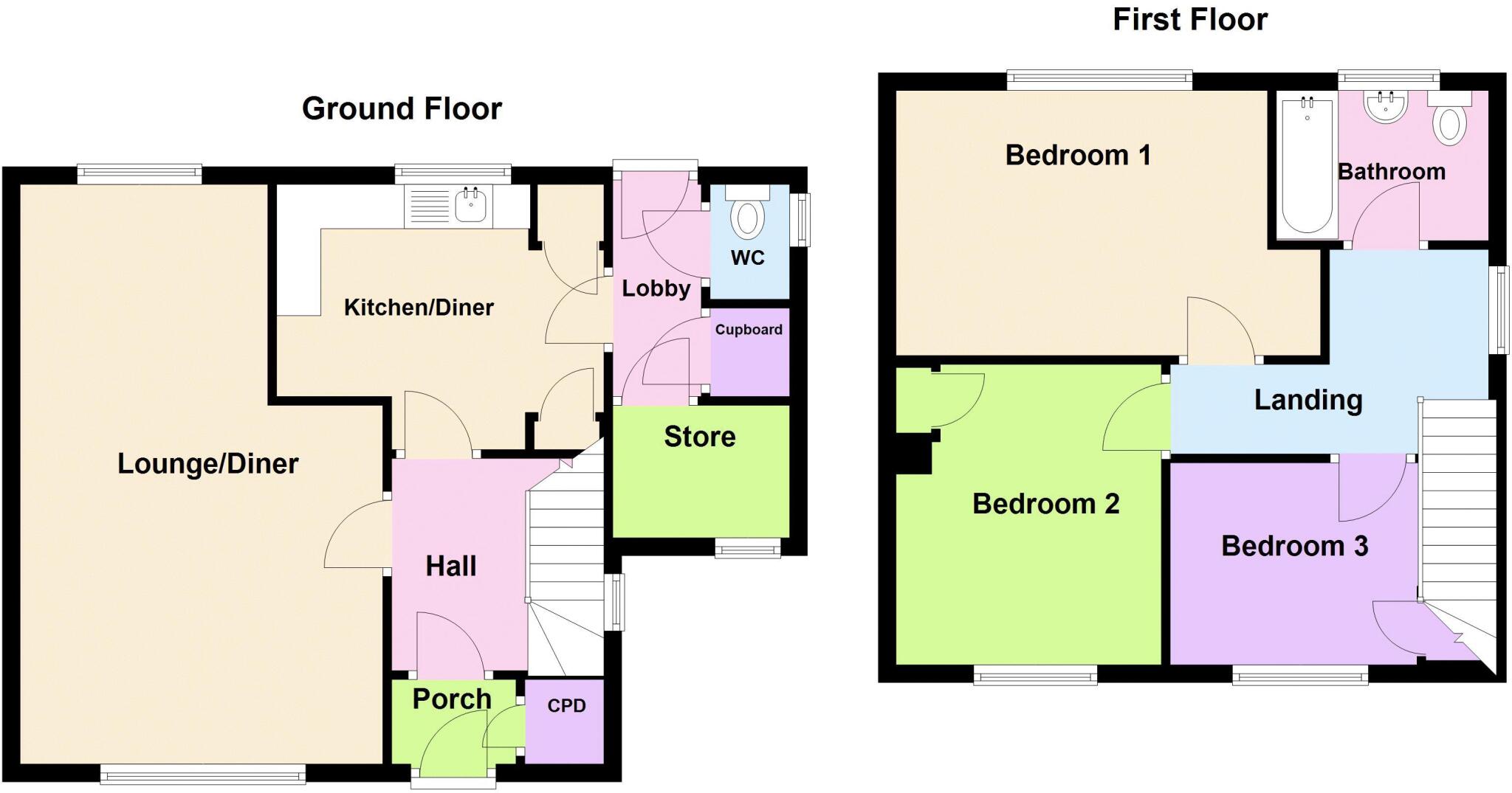 Castlegreen Road, Thurso floorplan