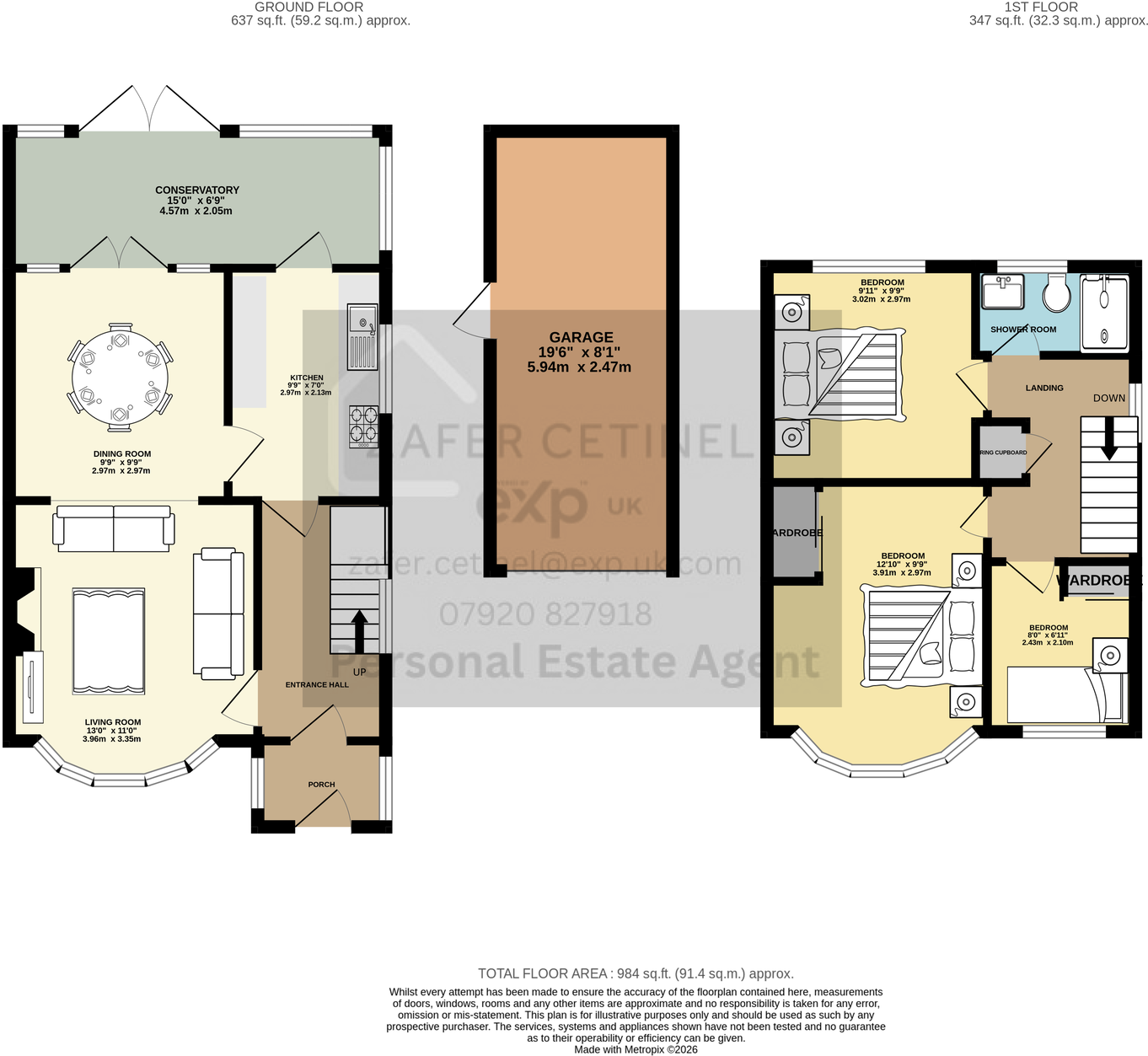 South View Way, Prestbury, Cheltenham, GL52 5BH floorplan