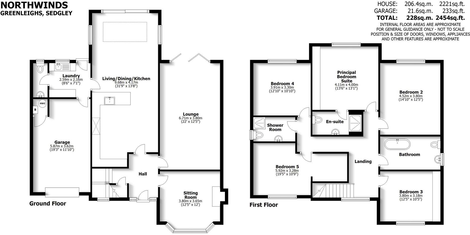 Northwinds, Greenleighs,Sedgley, DY3 3RZ floorplan