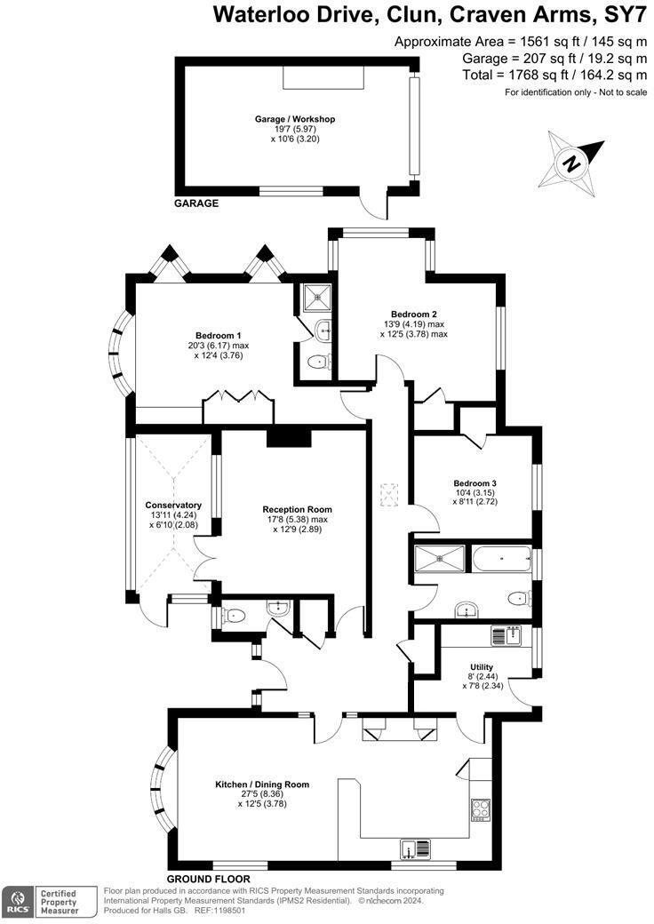 Avalon, 2 Waterloo Drive, Clun, Craven Arms floorplan