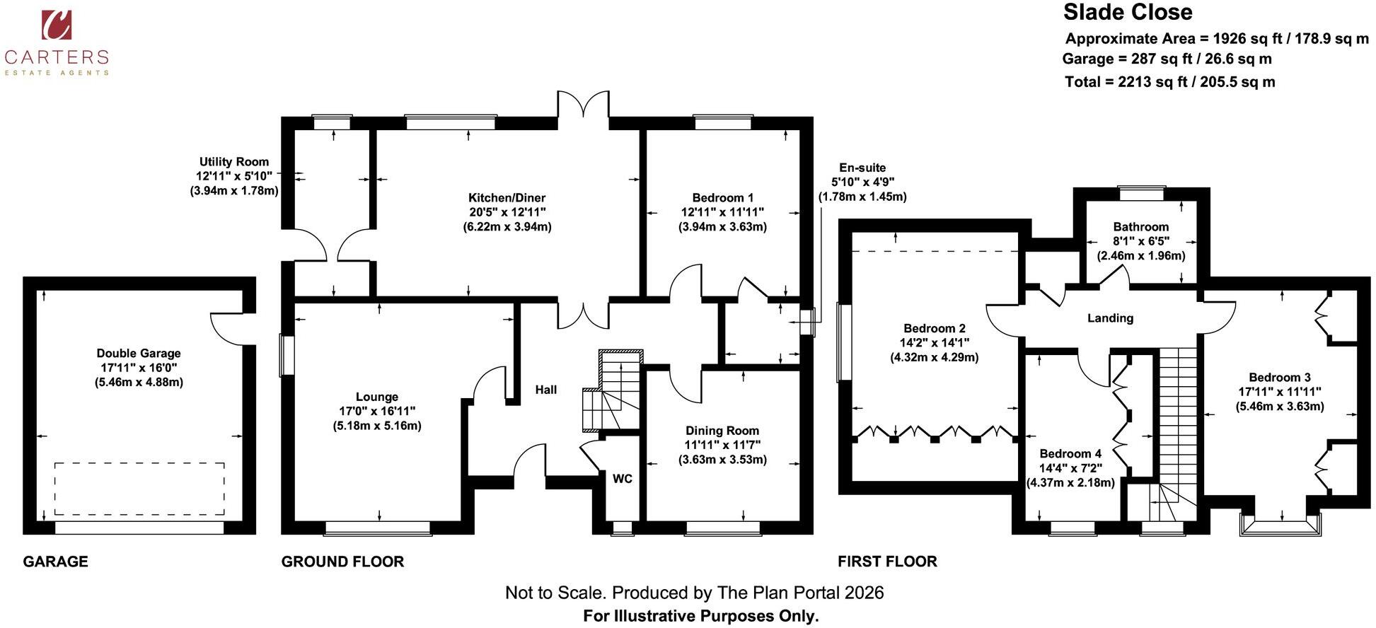 Slade Close, Nuneaton, CV11 floorplan