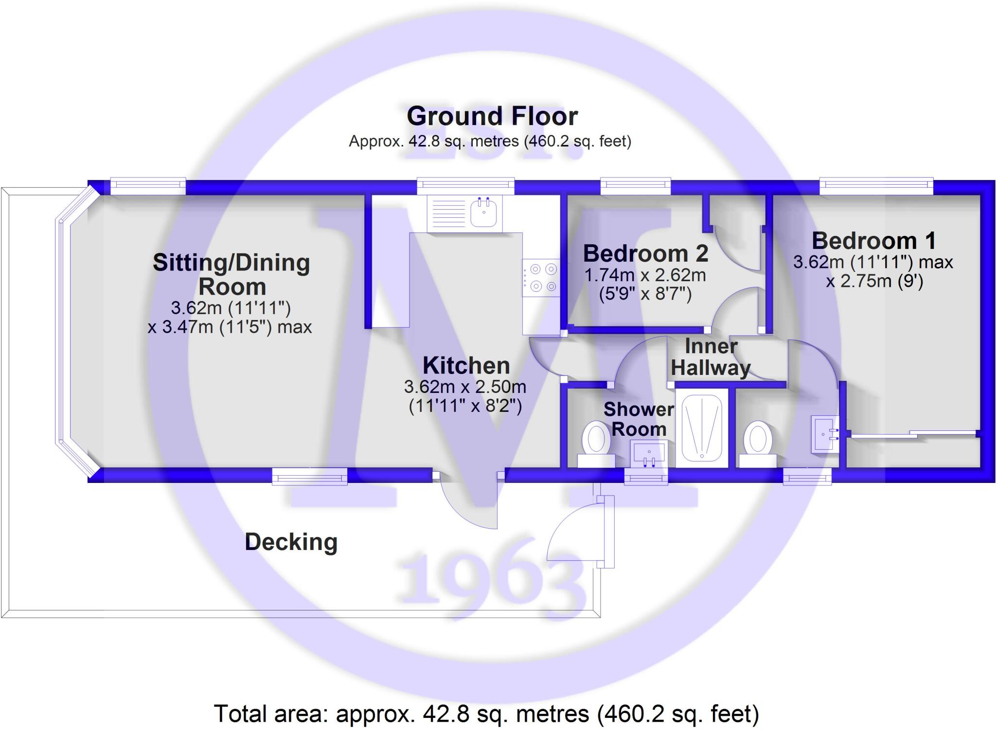 Seabreeze, Shorefield Country Park, Downton, Hampshire, SO41 floorplan