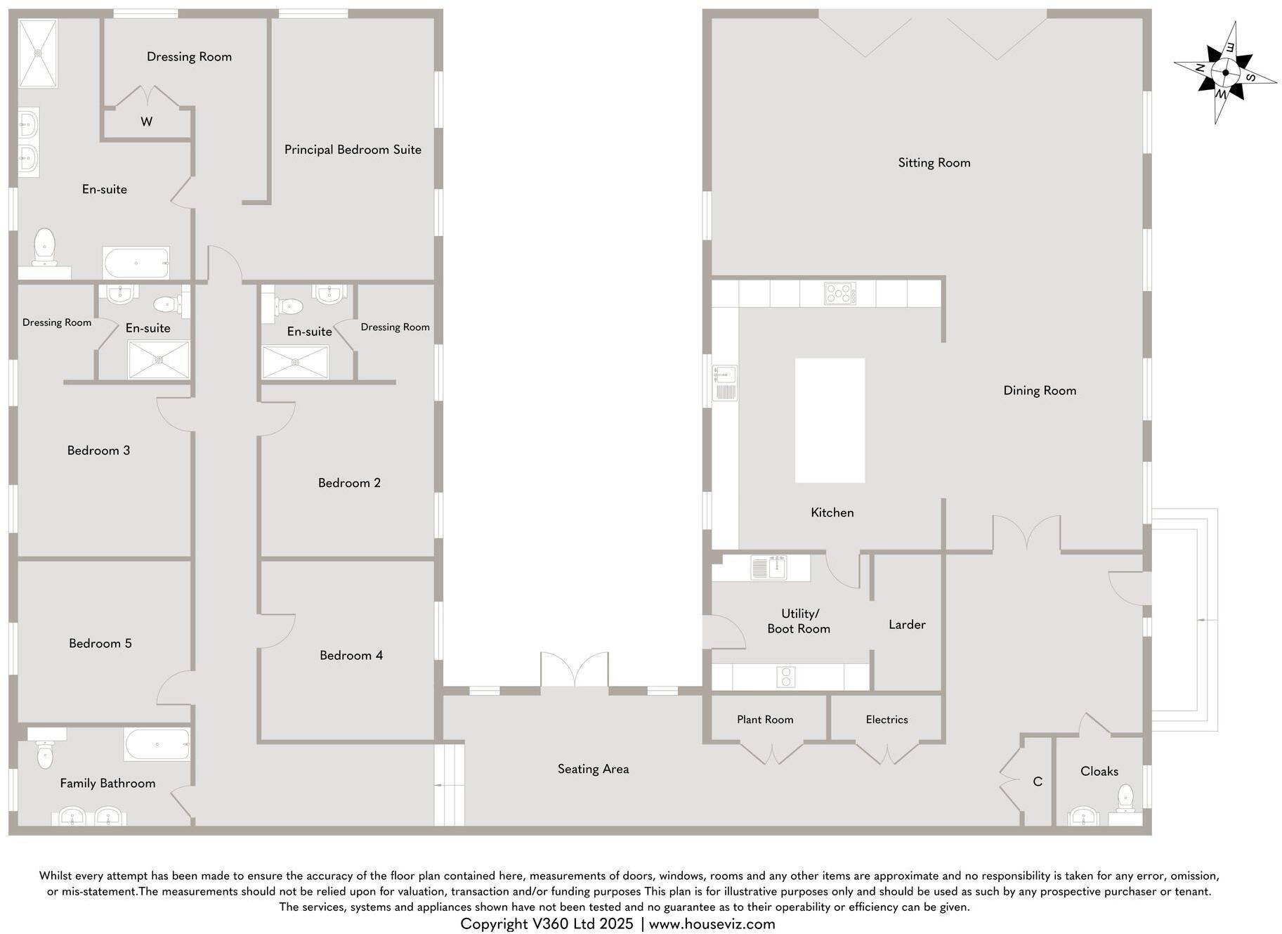 Chain Free Extensive Accommodation with Countryside Views floorplan