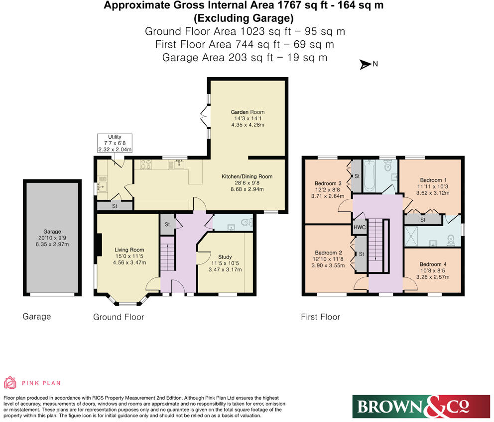 1a Ivy Lane, Royston, Hertfordshire, SG8 9DQ floorplan