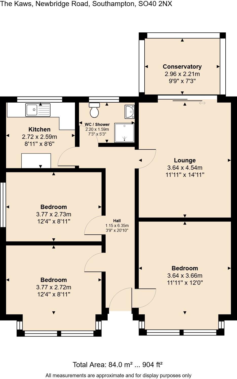 Newbridge Road, Cadnam, SO40 2NX floorplan