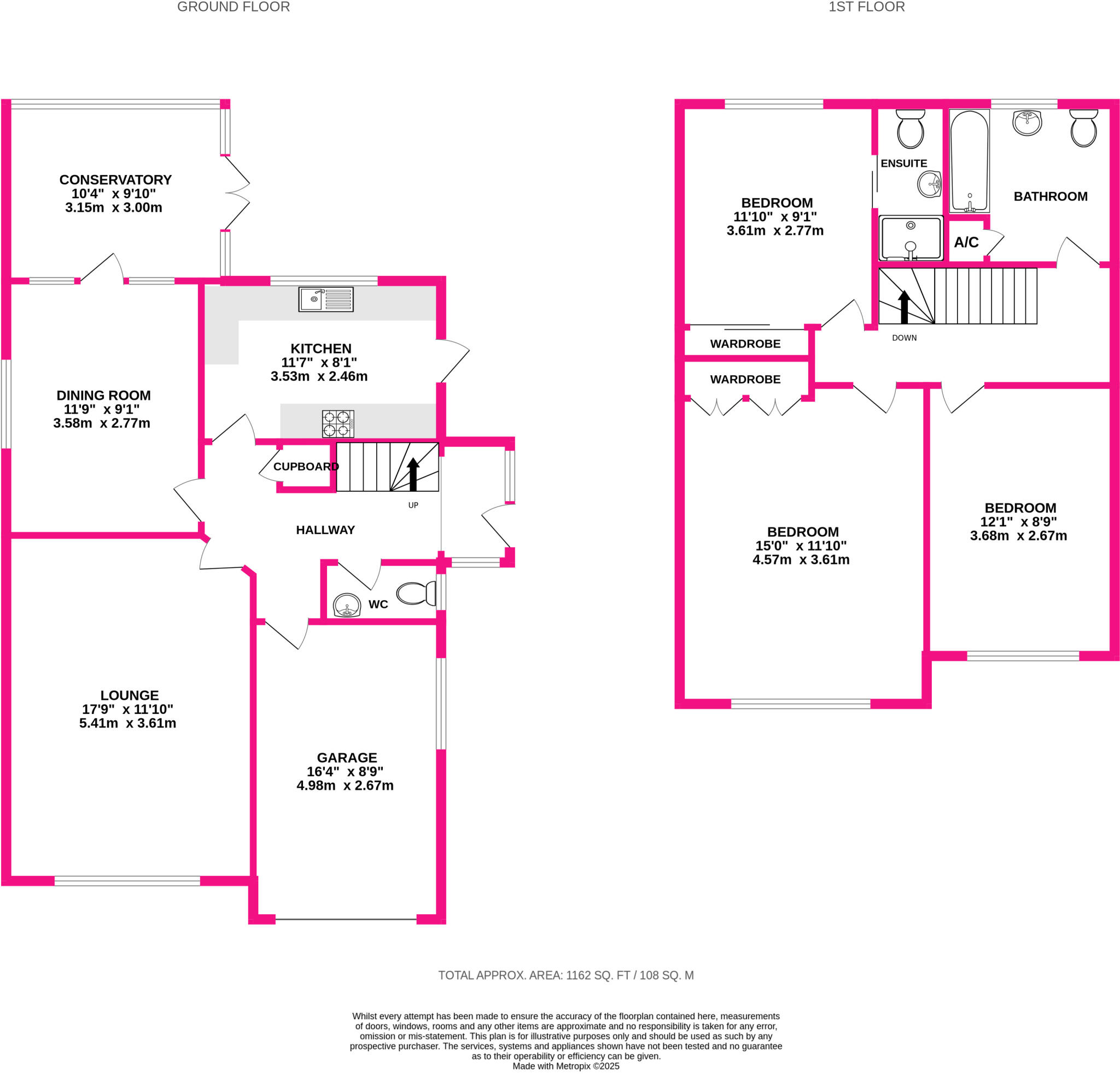 Green Lane, Blackwater, Camberley, Hampshire, GU17 floorplan