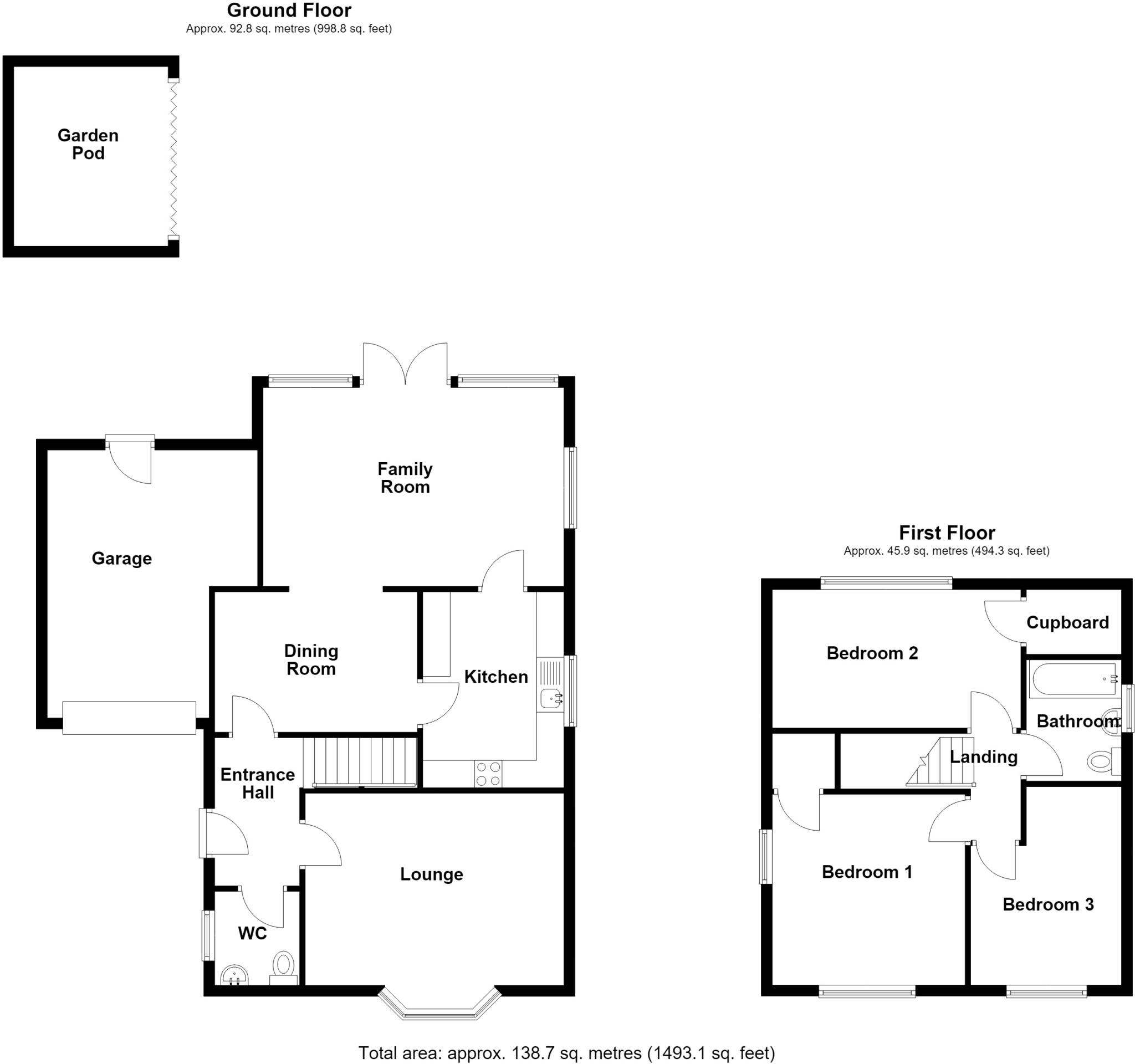 Cedar Drive, Bourne, Lincolnshire, PE10 floorplan