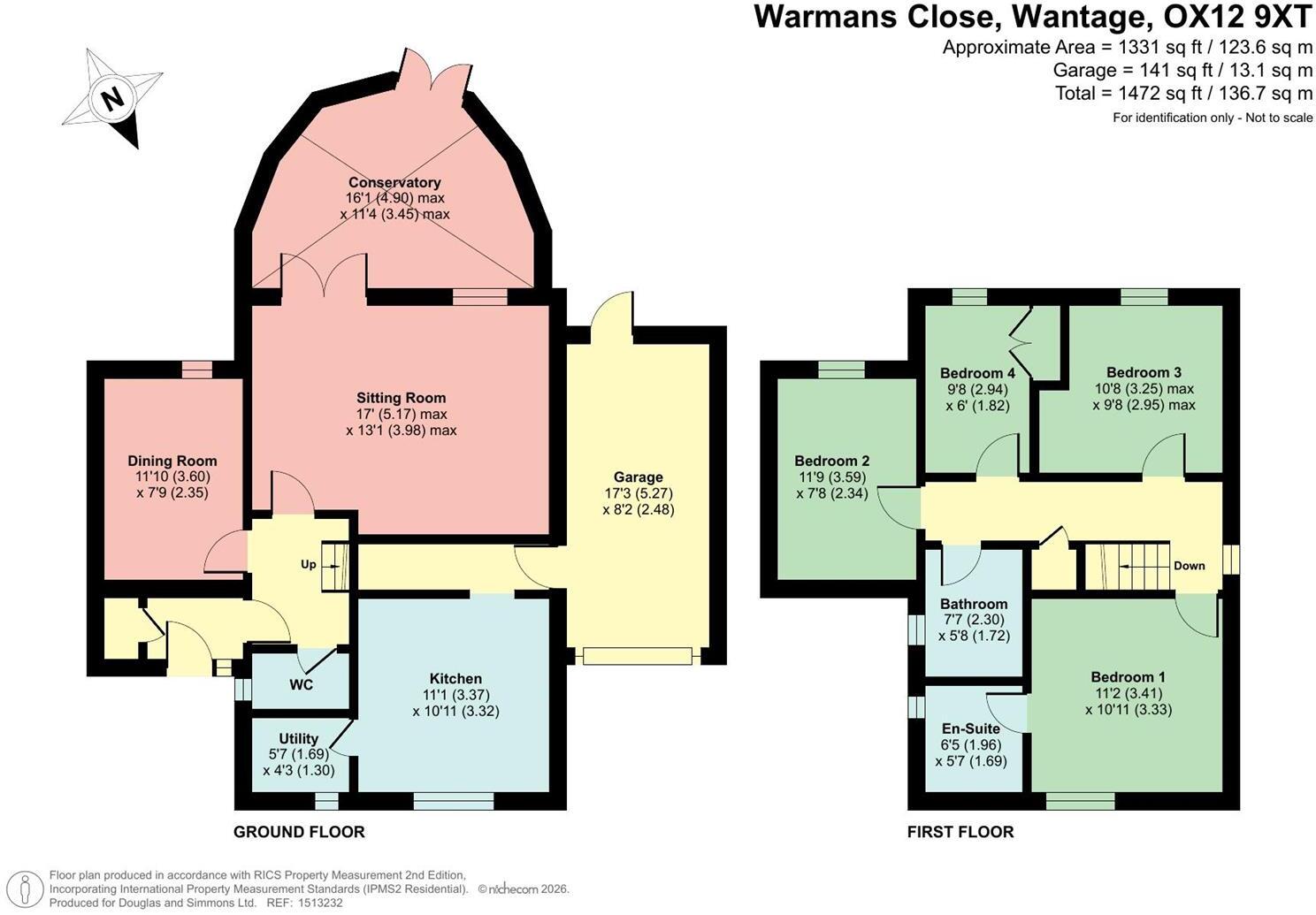 Warmans close, Wantage, Oxfordshire OX12 floorplan