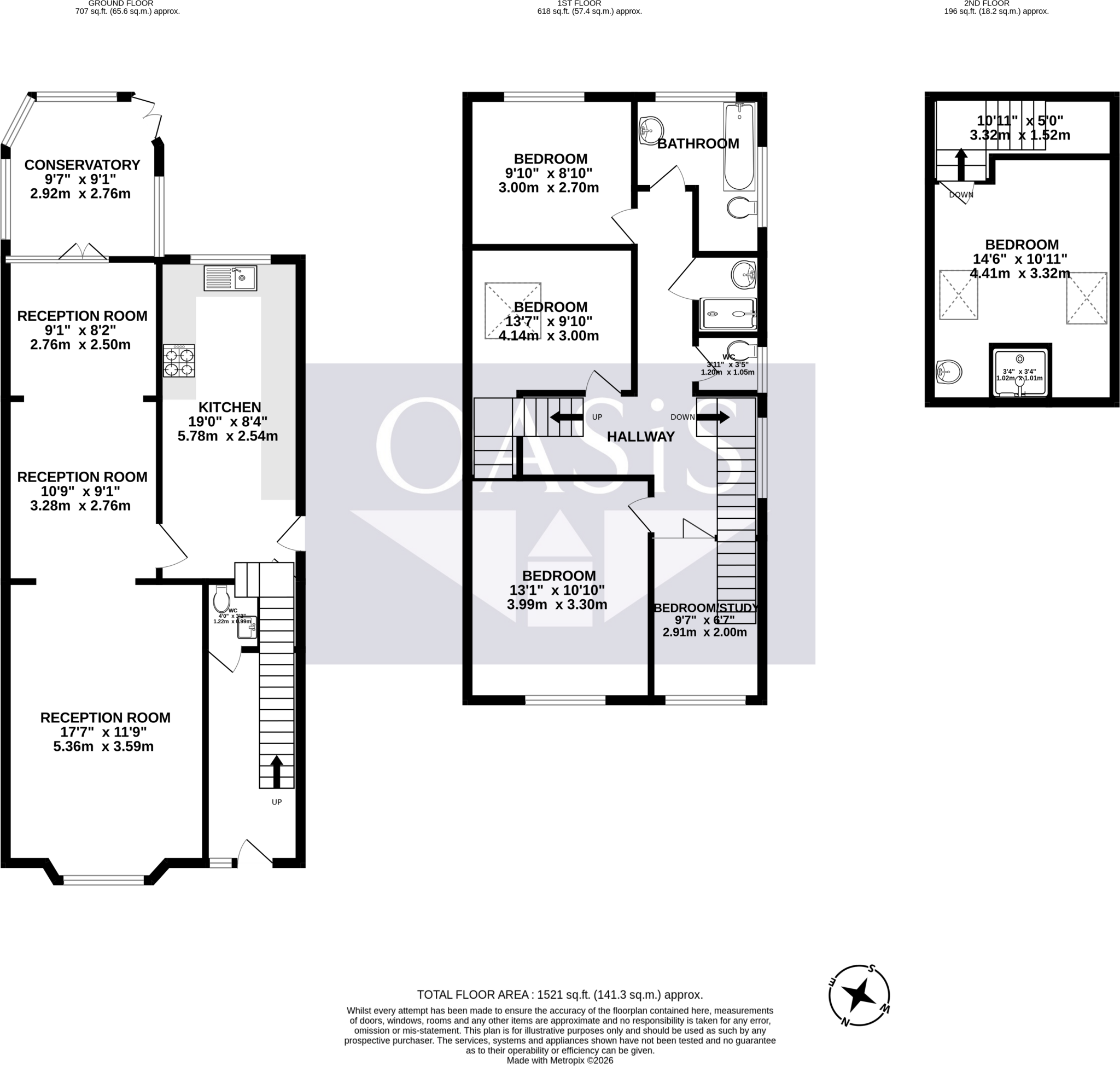 Grange Road, Egham, Surrey, TW20 floorplan