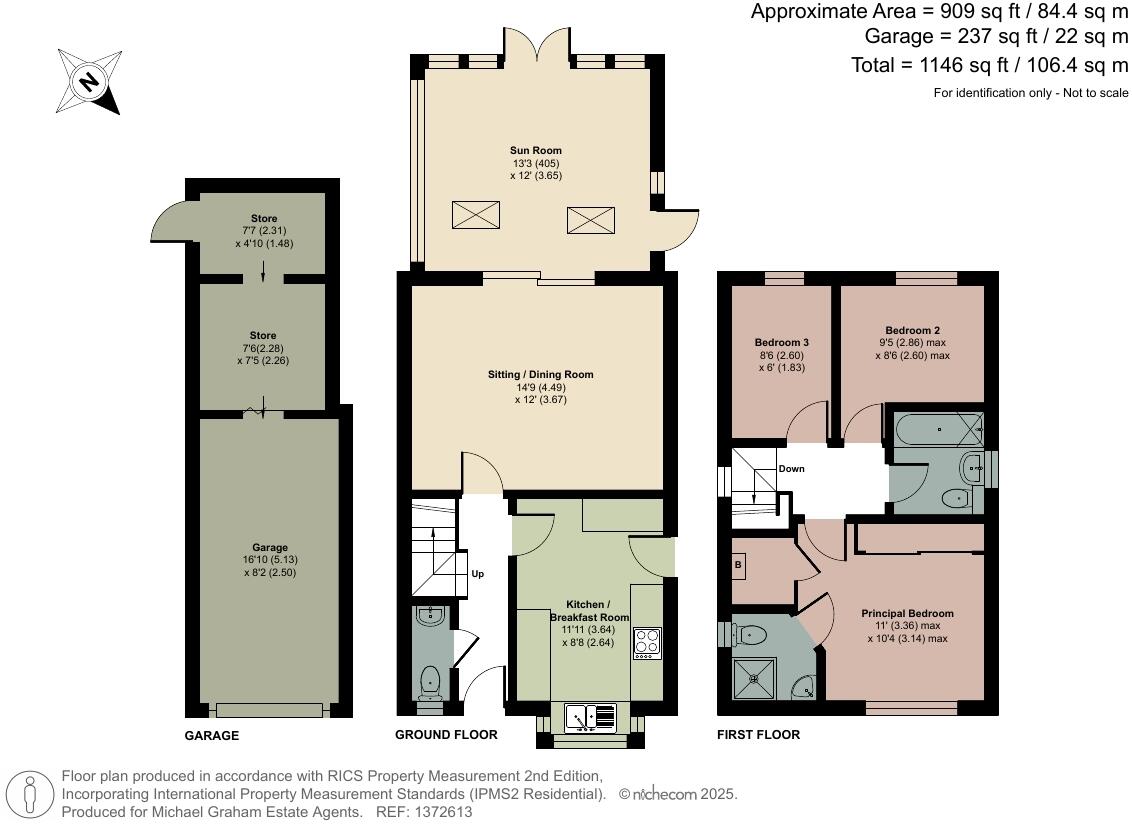 Leary Crescent, Newport Pagnell, Buckinghamshire, MK16 floorplan