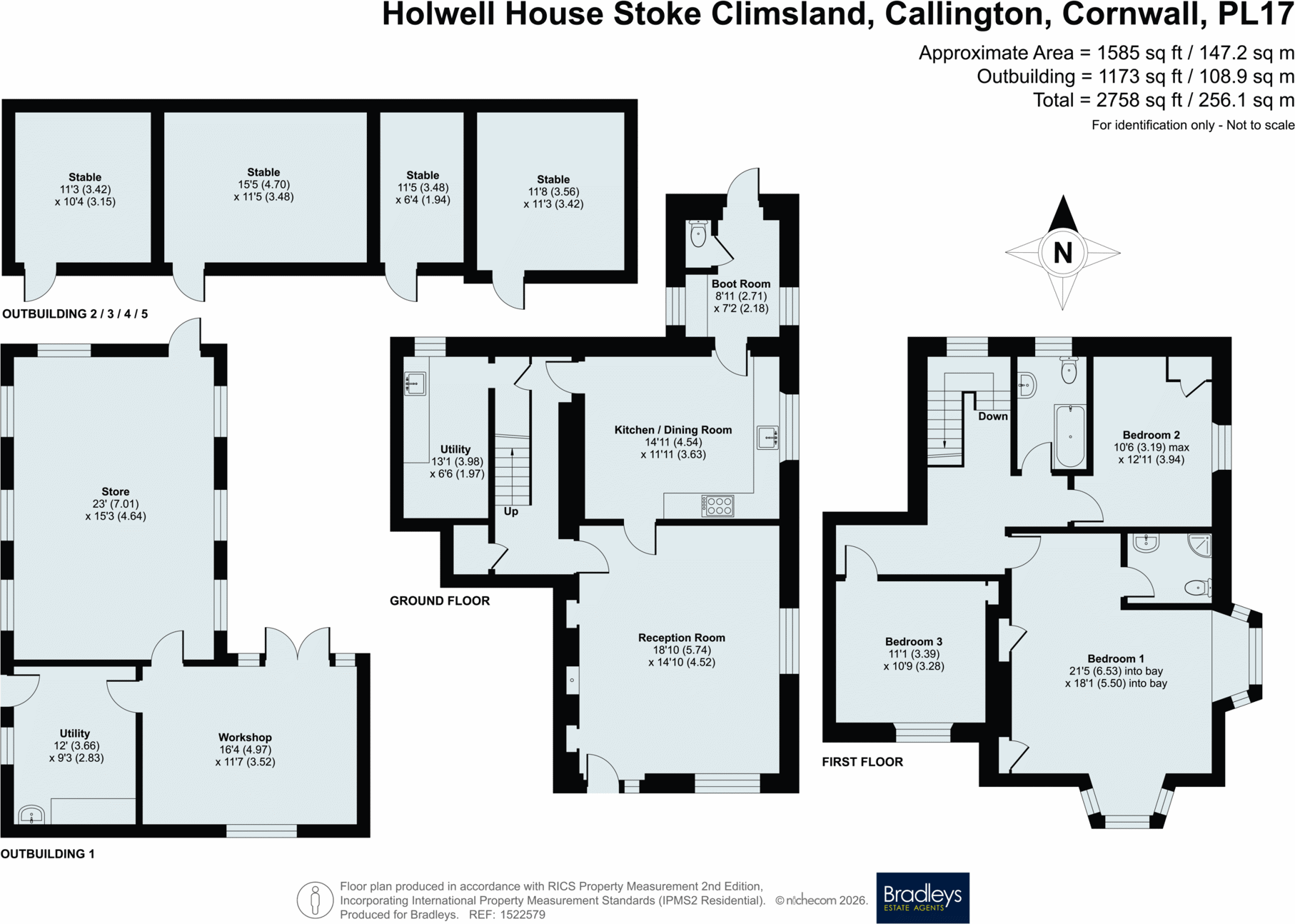 Stoke Climsland, Callington, Cornwall floorplan