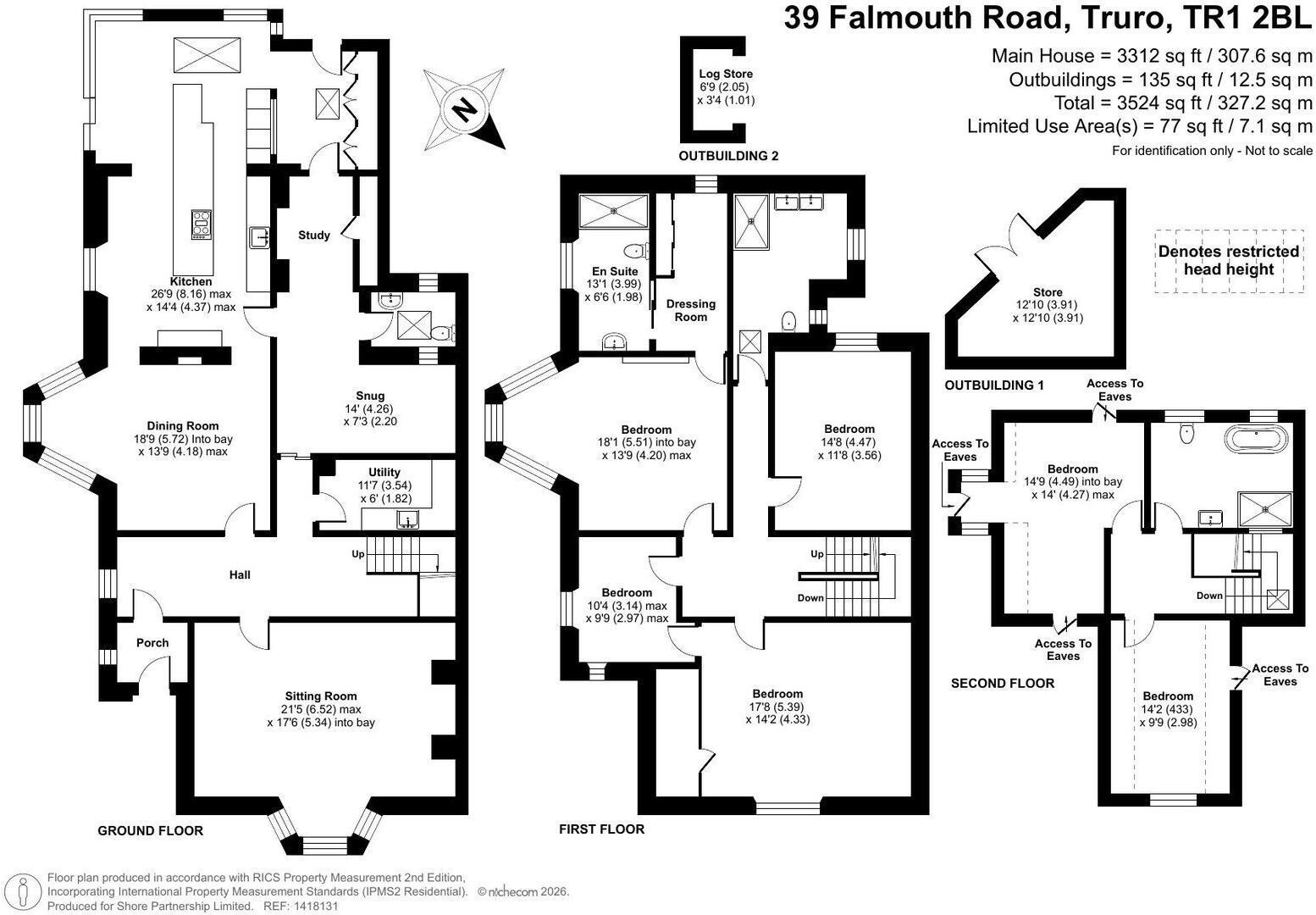 Falmouth Road, Truro floorplan