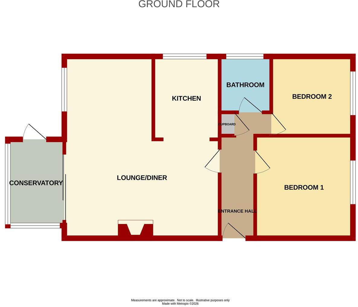 Court Road, Newent floorplan