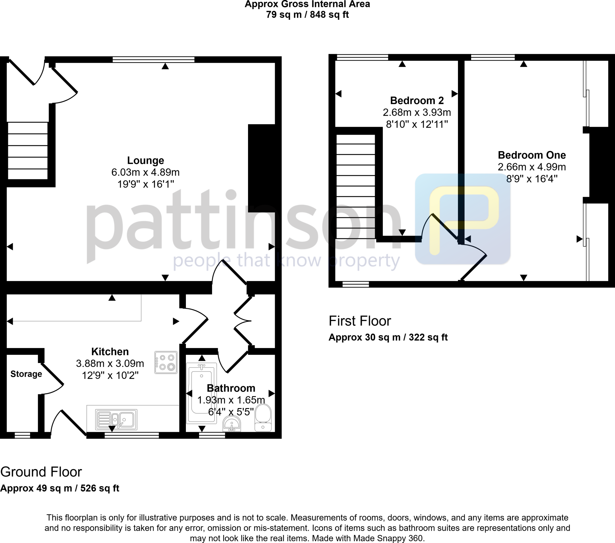 Pont Street, Ashington, Northumberland, NE63 0HH floorplan