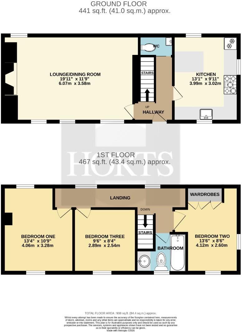Old End, Piddington, Northampton floorplan