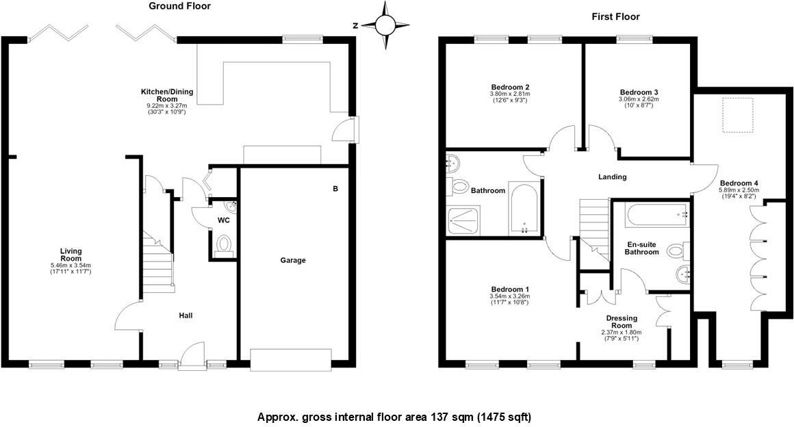 The Elms, Haslingfield, Cambridge floorplan