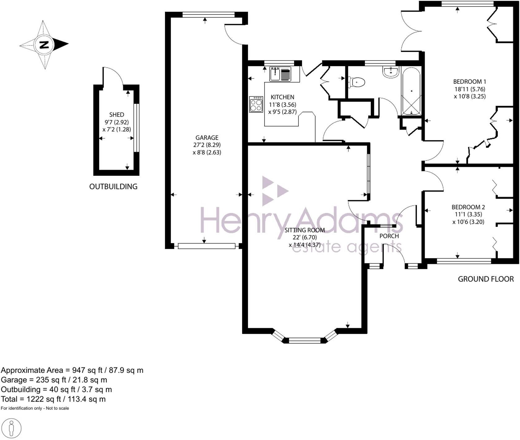 Hereford Close, Chichester, PO19 floorplan