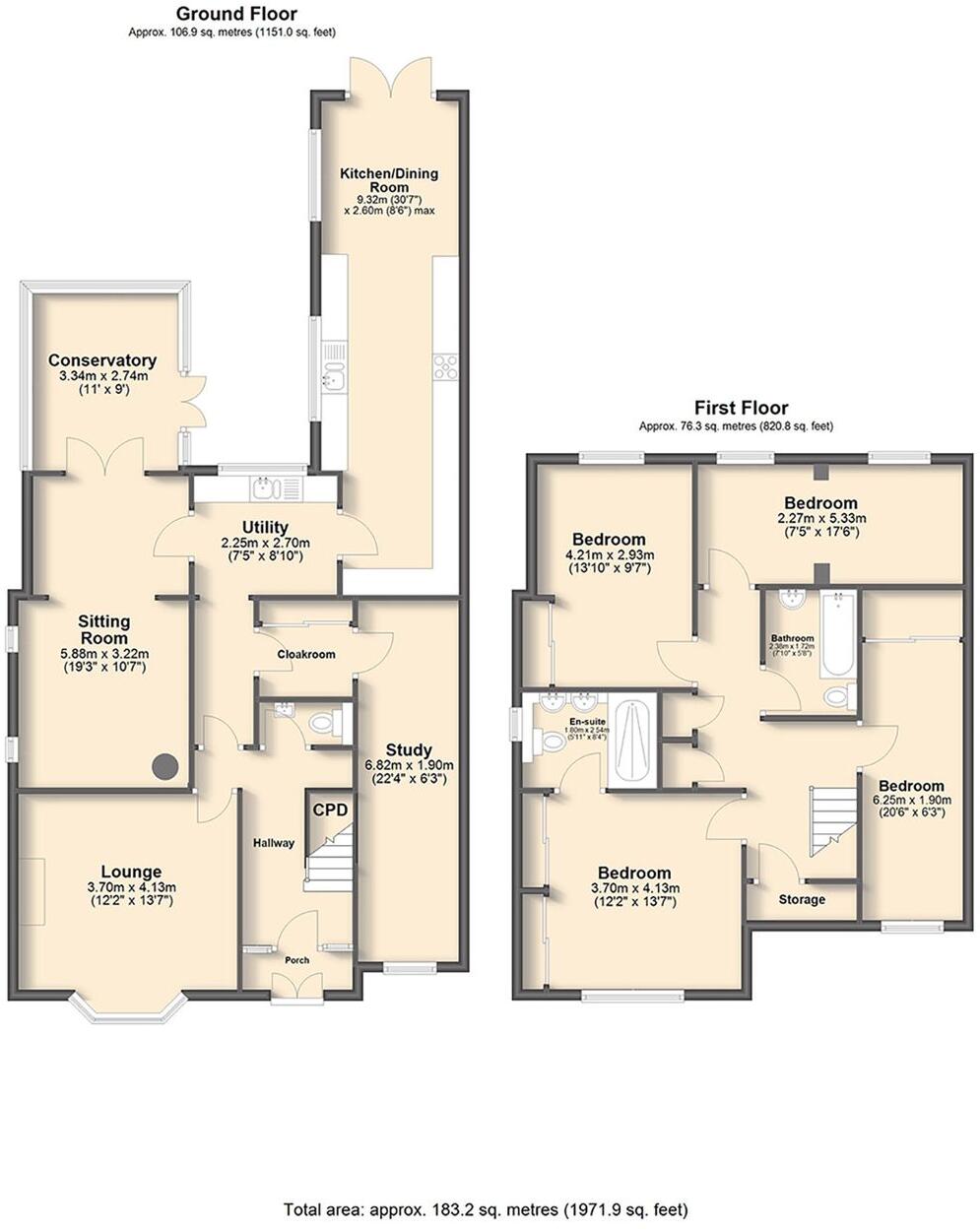 Westbrook Drive, Chesterfield, S40 floorplan
