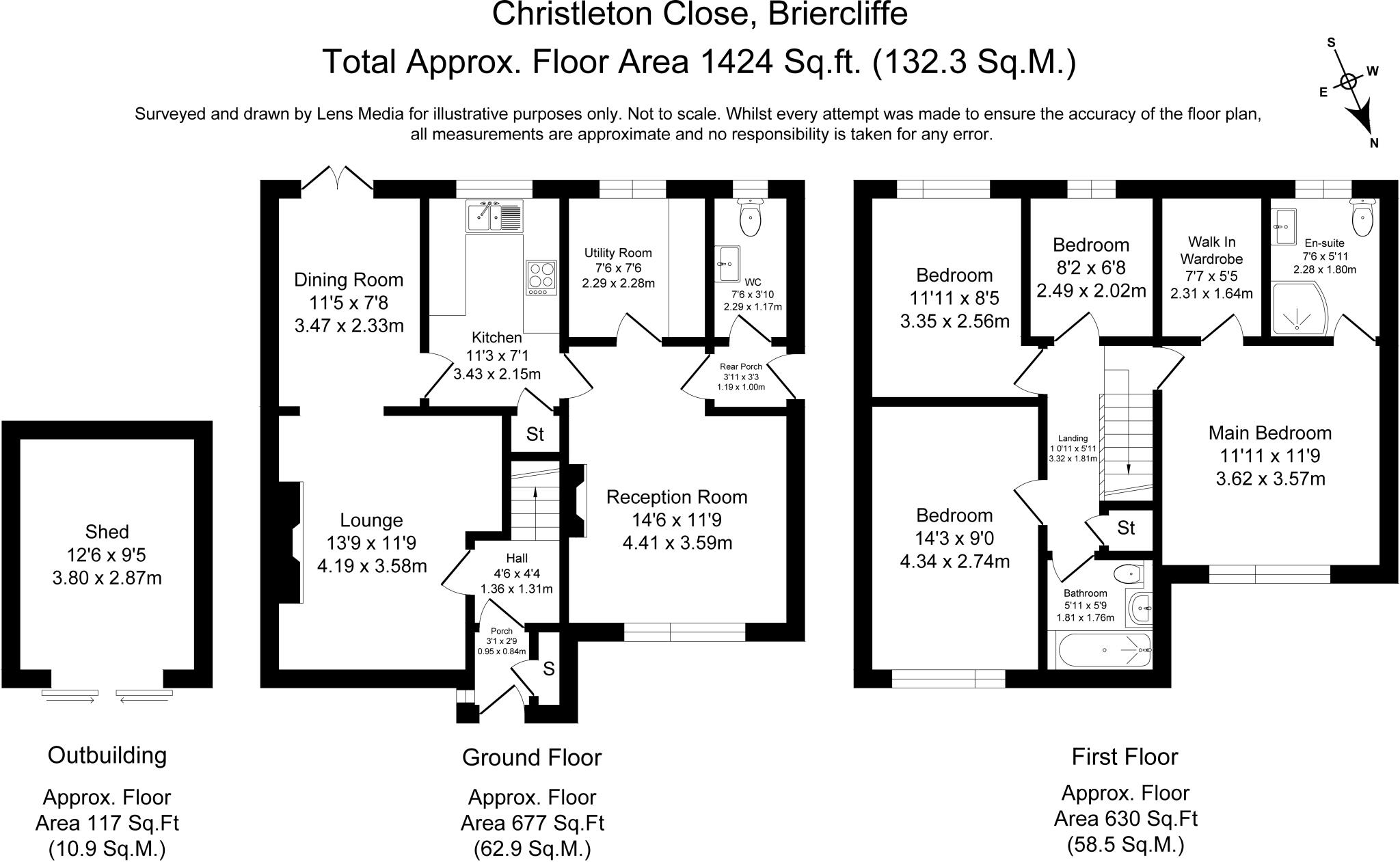 Christleton Close, Burnley floorplan