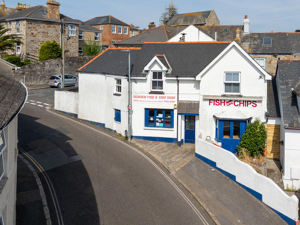 Main image of property: Former Fish and chip shop and flat - 33 Adelaide Street - Penzance