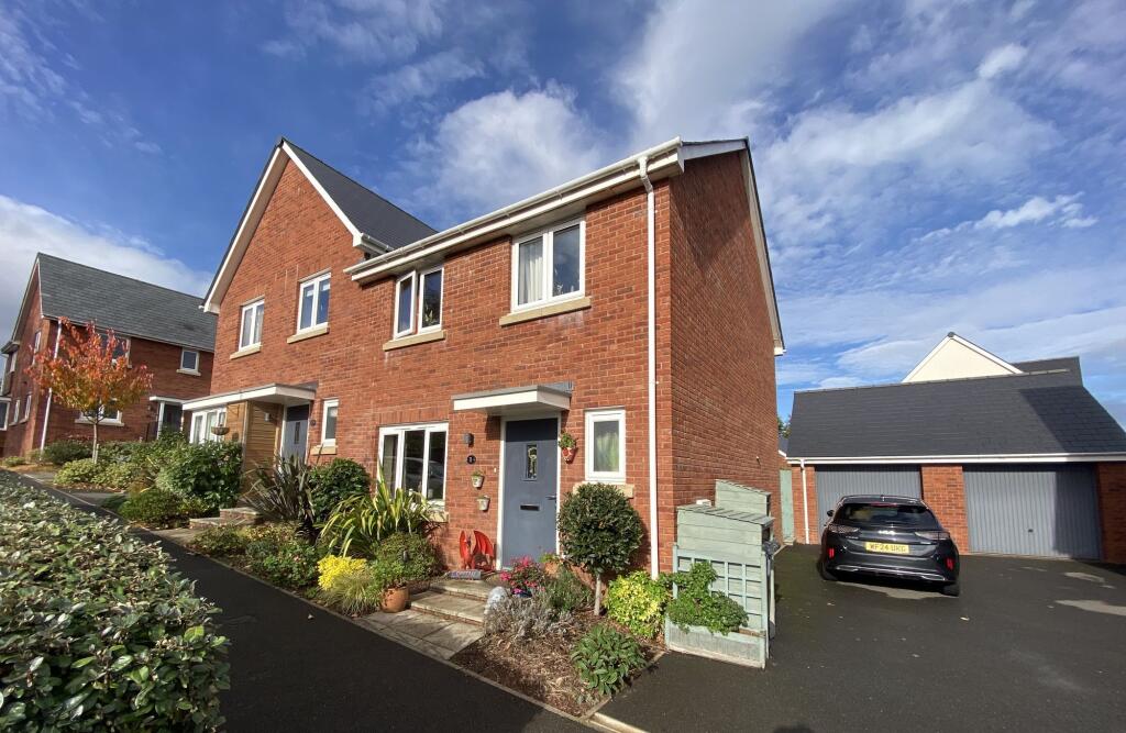 3-bed semi-detached on St. Georges Lane, Holcombe, EX7, £345,000