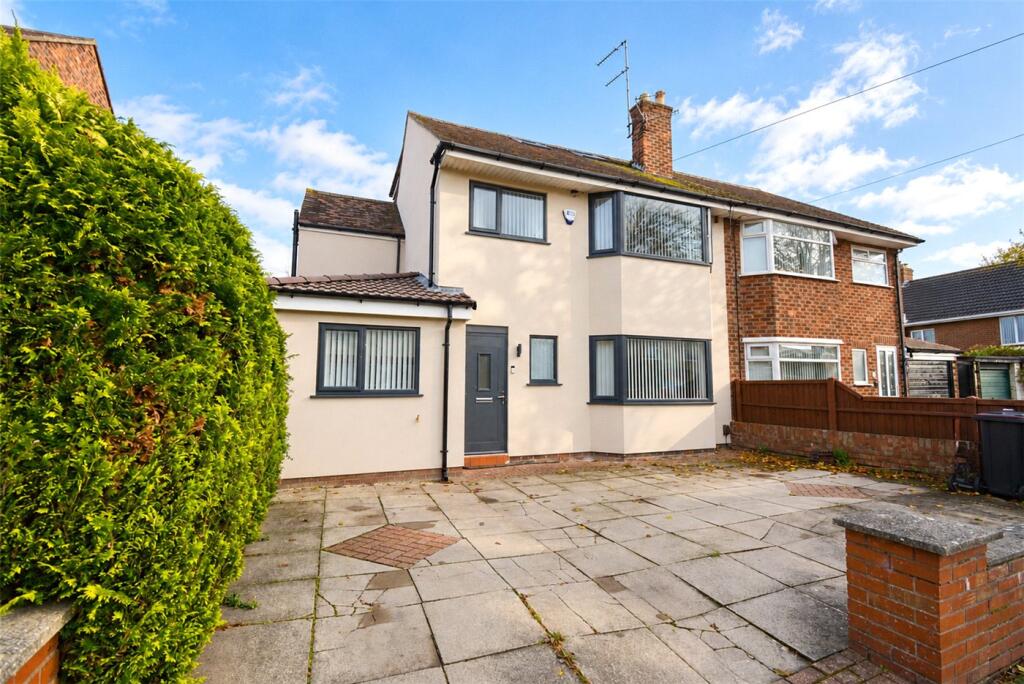5-bed semi-detached on Redcar Road, Wallasey, Wirral, £465,000