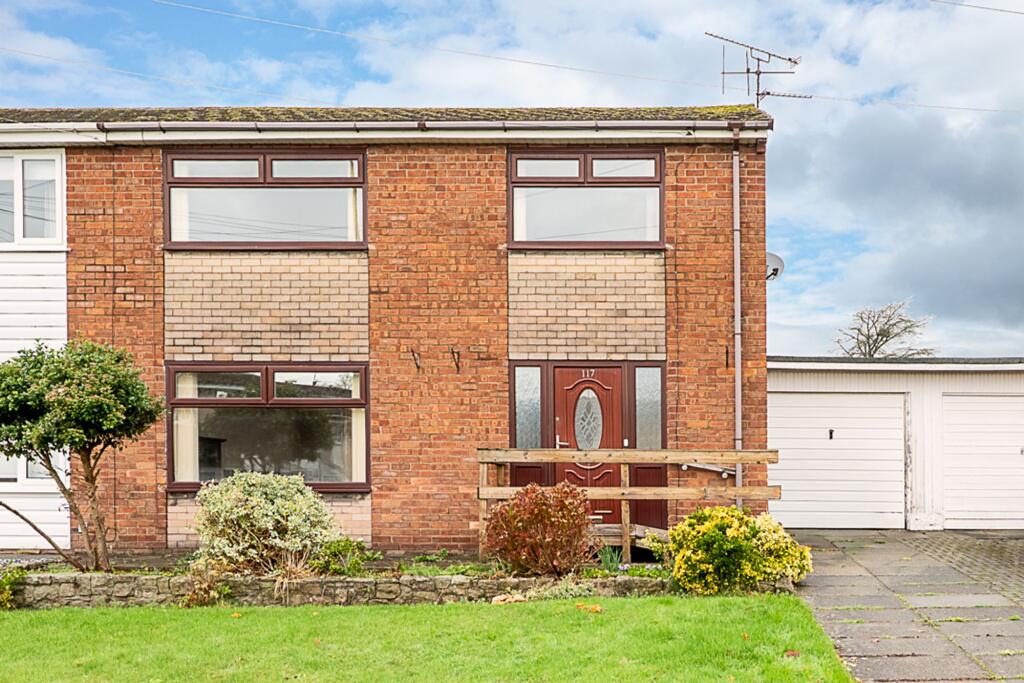 3-bed semi-detached on School Lane, Chapel House, WN8, £170,000