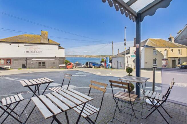 Patio Seating and View.