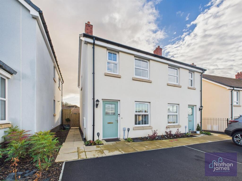 2-bed semi-detached on Maes Y Twr, Portskewett, Caldicot, £257,500