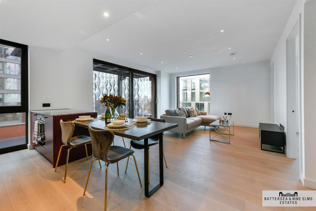 2-bed flat on Legacy Building, Embassy Gardens, £1,300,000