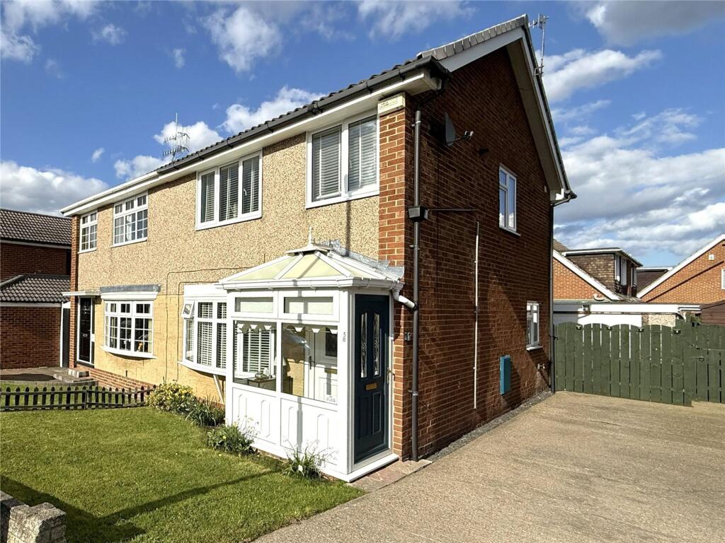 3-bed semi-detached on Ledbury Way, Guisborough, TS14, £185,000
