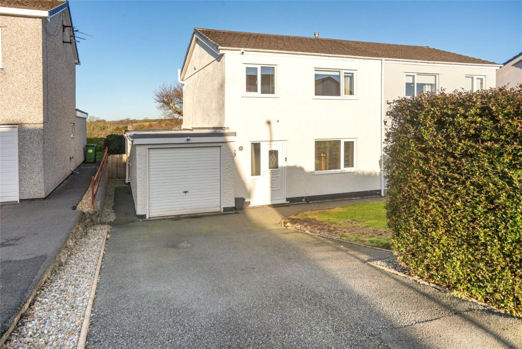 3-bed semi-detached on Mill Lodge Estate, Llandegfan, Menai Bridge, Isle of Anglesey, LL59, £249,950