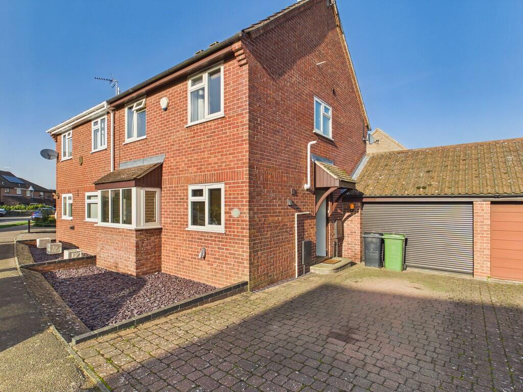 3-bed semi-detached on Gunton Road, Loddon, £240,000