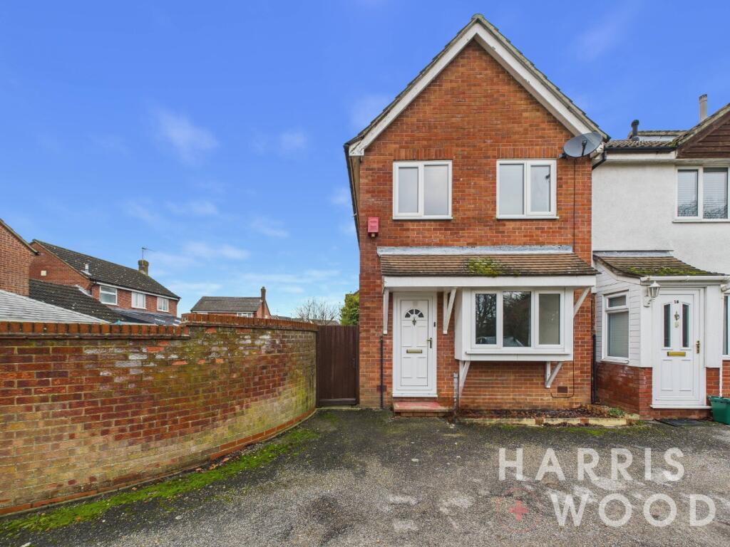 2-bed terraced on Bilsdale Close, Highwoods, Colchester, Essex, CO4, £250,000