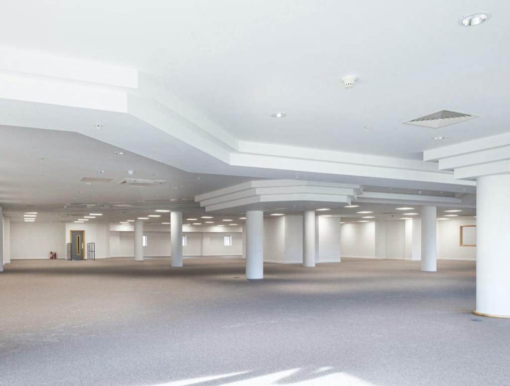 Open plan floor