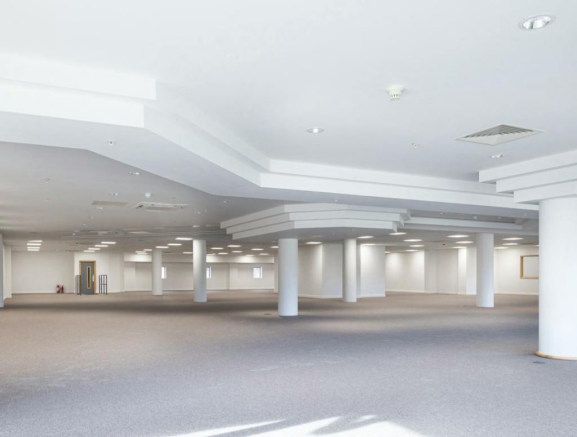 Open plan floor