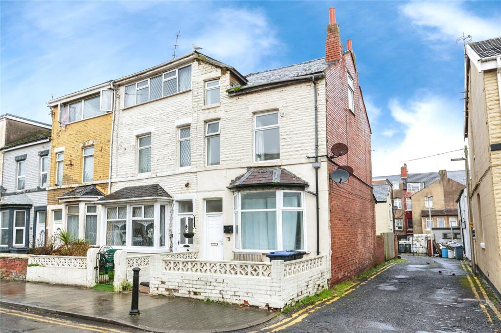3-bed terraced on Clarendon Road, BLACKPOOL, Lancashire, FY1, £100,000