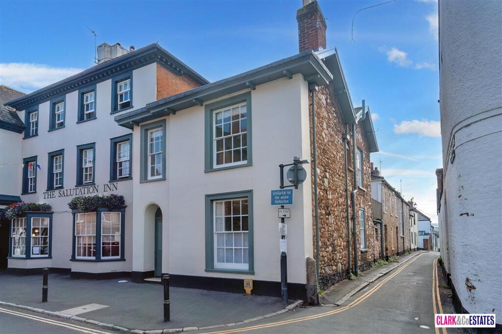 3-bed terraced on Fore Street, Topsham, £725,000