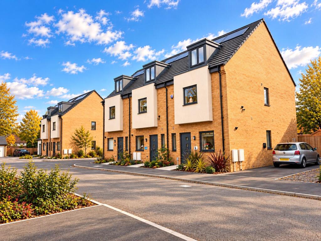 3-bed terraced on Plot 3, The Kingston, Stone Crescent, Cheltenham, Gloucestershire, GL51, £399,950
