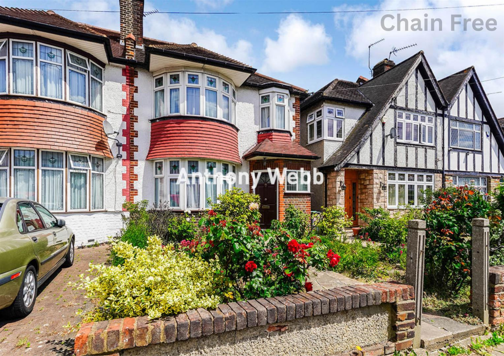 3-bed semi-detached on Ashridge Gardens, Palmers Green, N13, £665,500