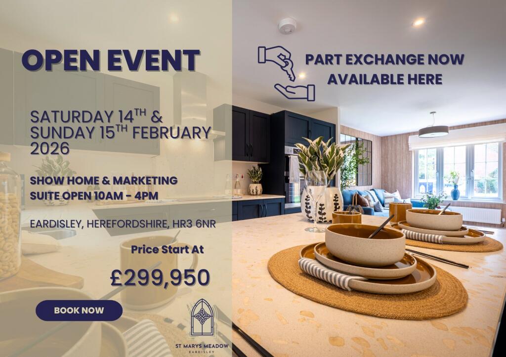 Main image of property: PART EXCHANGE EVENT, St Mary's Meadow, Eardisley, Hereford, Herefordshire, County, HR3