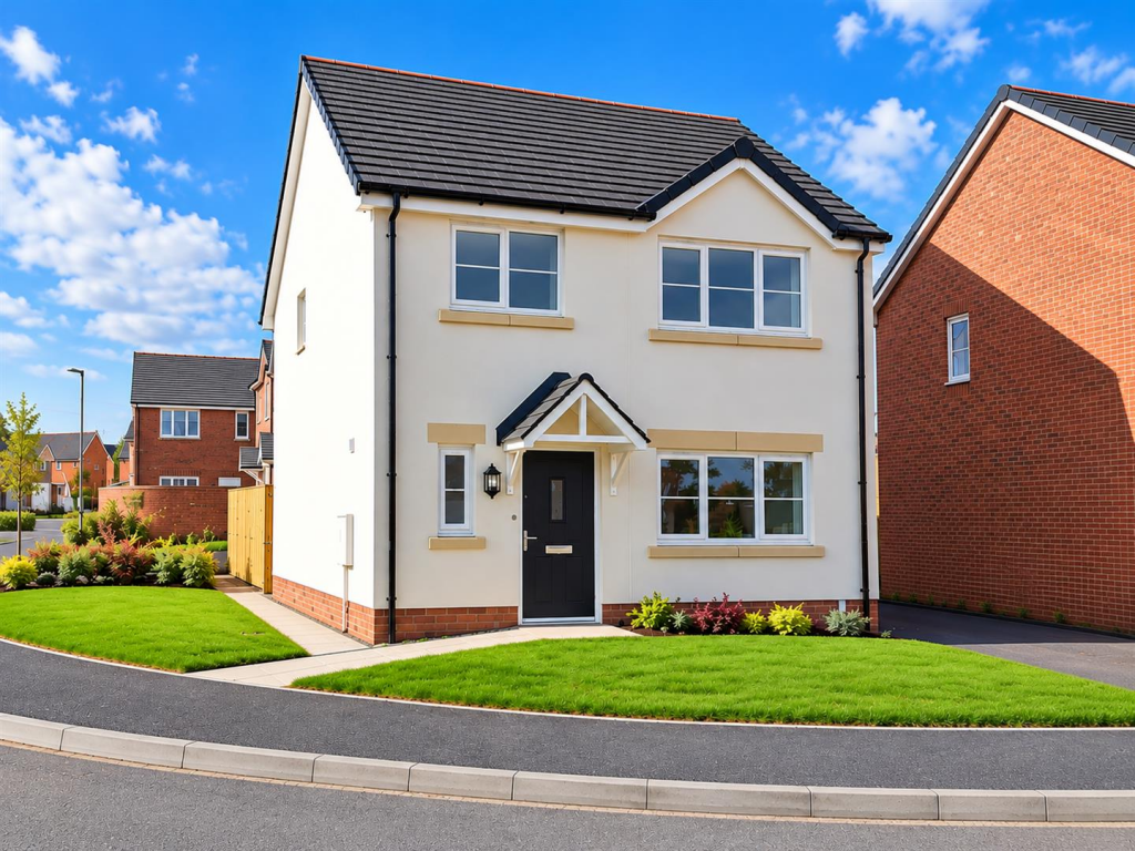 3-bed detached on Plot 118 - The Deganwy, Phase 2, Manor Gardens, Rhostyllen, Wrexham, LL14 4DN, £290,000