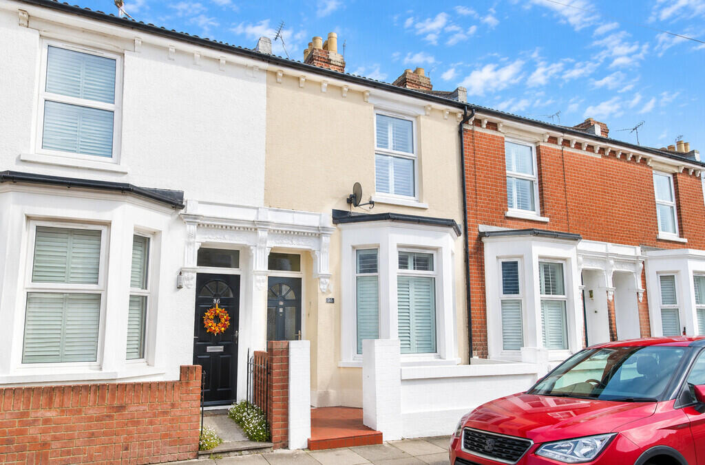 2-bed terraced on Westfield Road, Southsea, £265,000