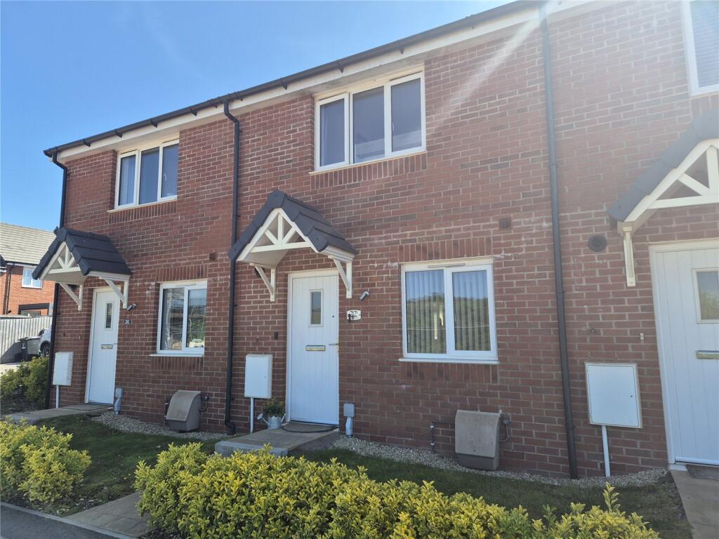 2-bed terraced on Covert Close, Axminster, Devon, EX13, £220,000
