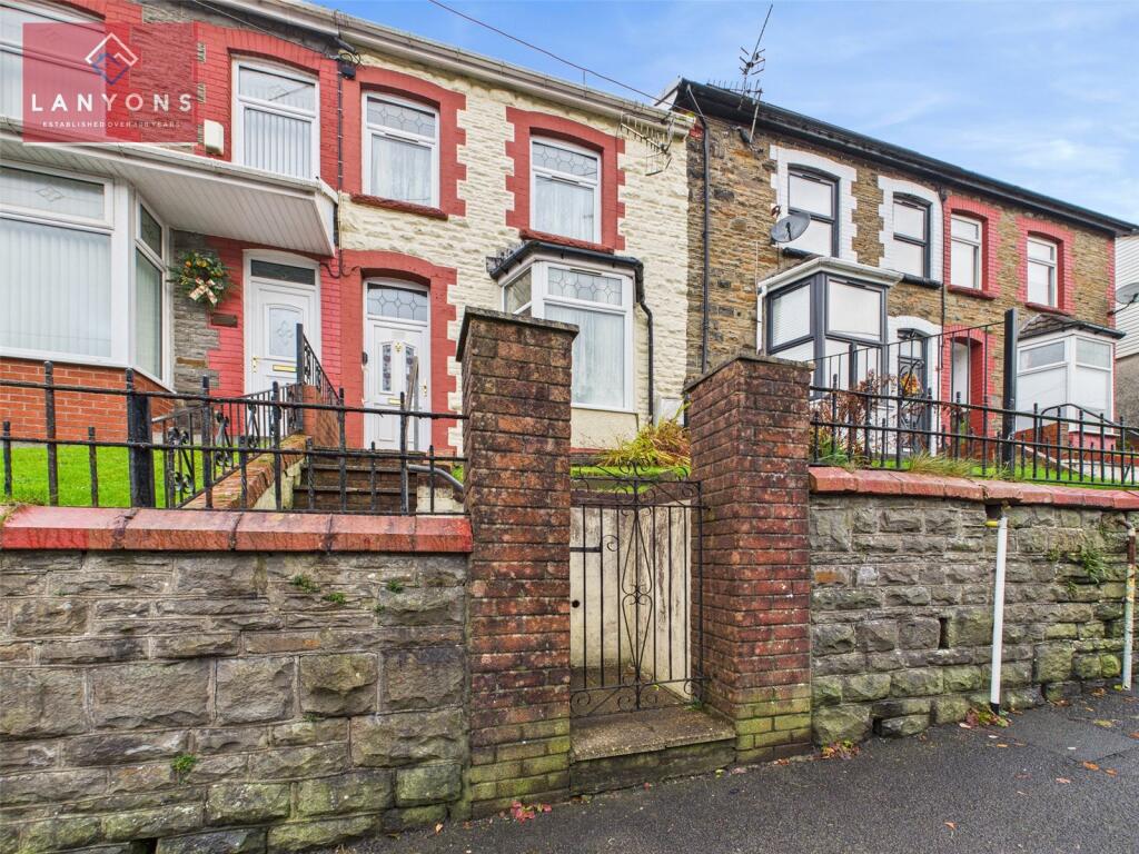 4-bed terraced on Turberville Road, Mount Pleasant, Porth, Rhondda Cynon Taf, CF39, £94,995