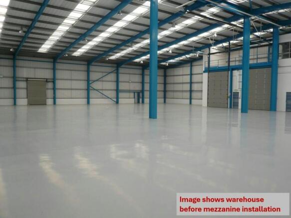 Unit 5, Alpha Way, Egham, internal warehouse historical roller shutters older image pre-mezzanine floor.jpg