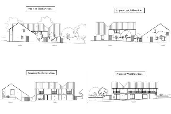 Proposed elevations