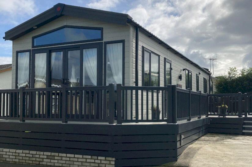  Three Bed Pemberton Park Lane Lodge (43x14), Bryn Cethin Bach Holiday Park, Abersoch, Pwllheli, Gwynedd, LL53 7UL photo 2